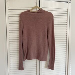 Madewell Mauve / Dusty Rose Turtleneck Sweater